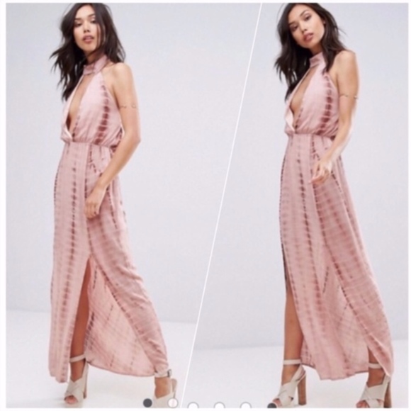 NEW Missguided Tie-Dye Long Maxi Dress - Picture 2 of 4